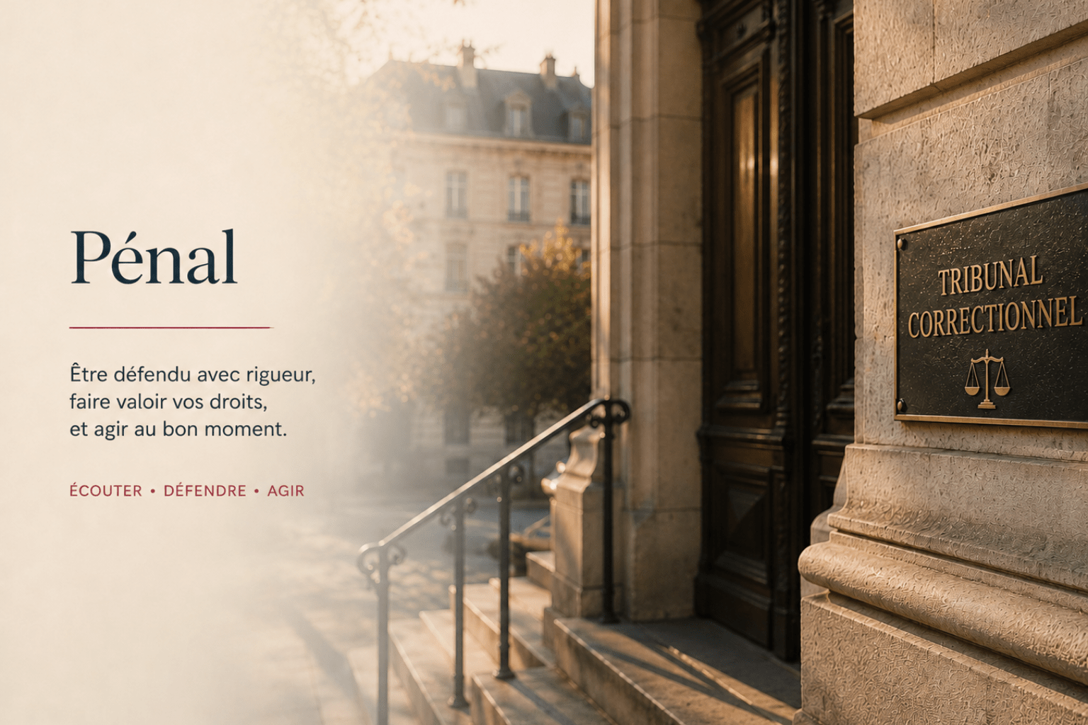 Accompagnement en matière pénale